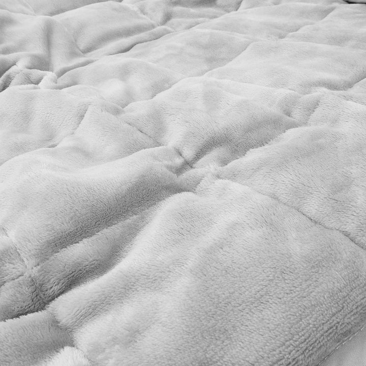 Vektpledd for Voksne - Flanellfleece Lysegrå 04