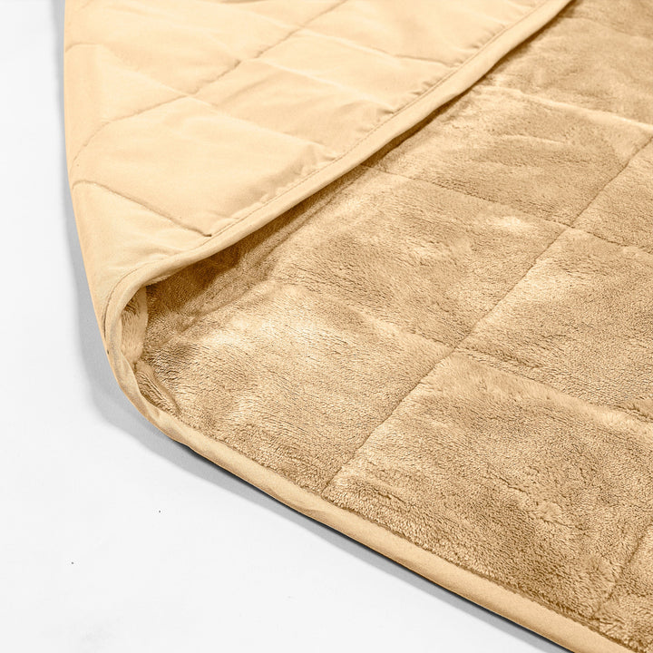 Vektpledd for Voksne - Flanellfleece Mink 02