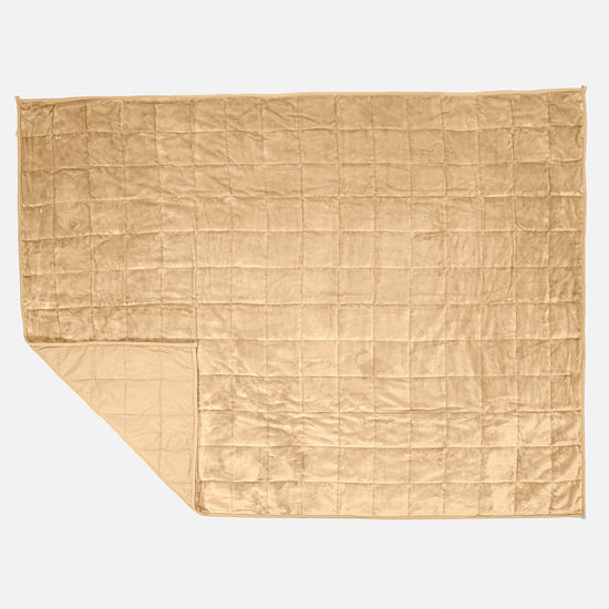 Vektpledd for Voksne - Flanellfleece Mink 03