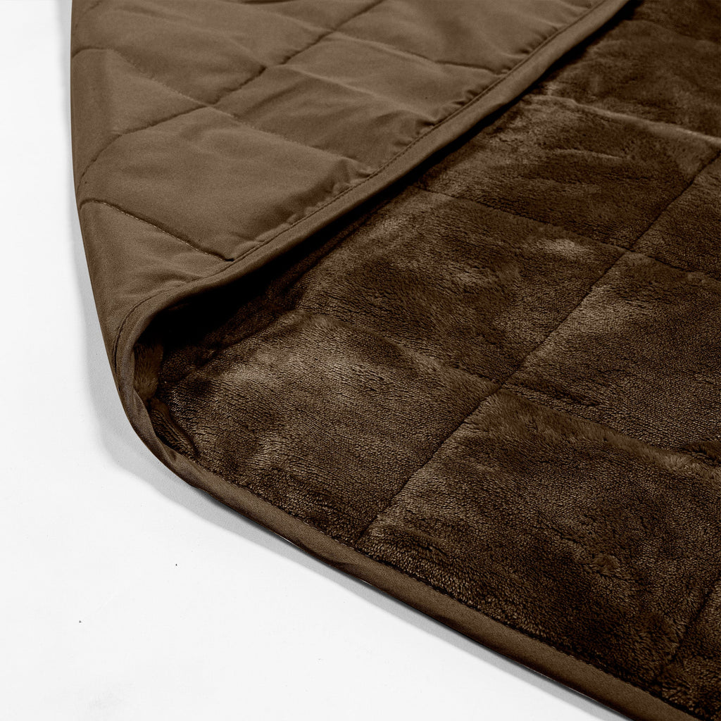 Vektpledd for Voksne - Flanellfleece Taupe 02