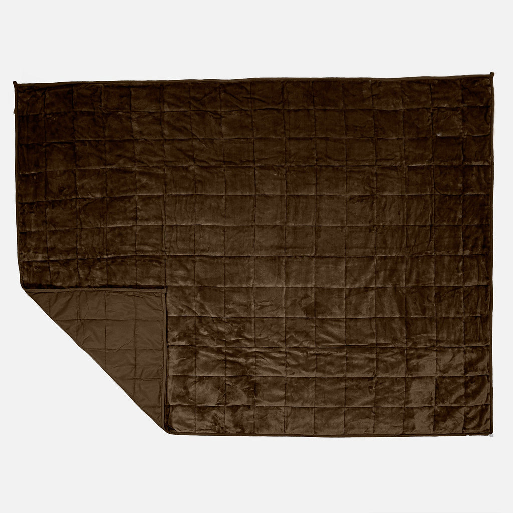 Vektpledd for Voksne - Flanellfleece Taupe 03