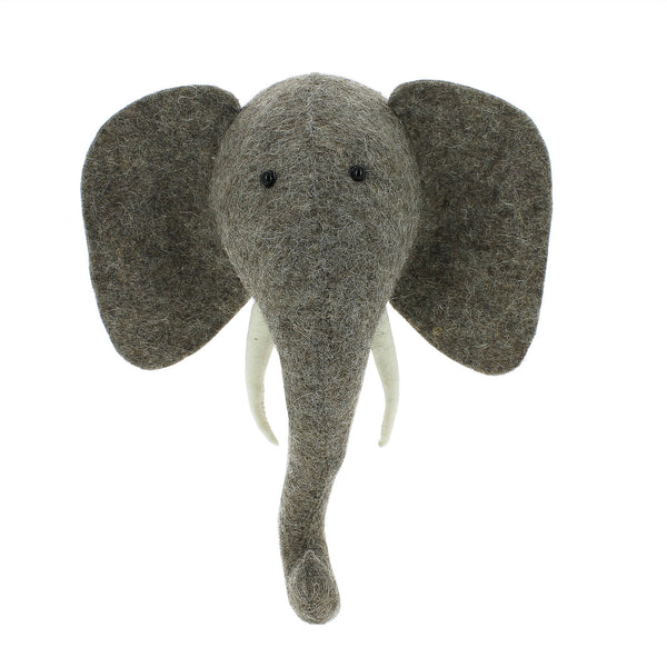 Veggfeste Mini Dyr Hode - Elefant 01