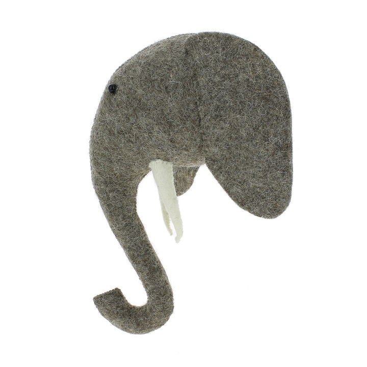 Veggfeste Mini Dyr Hode - Elefant 03