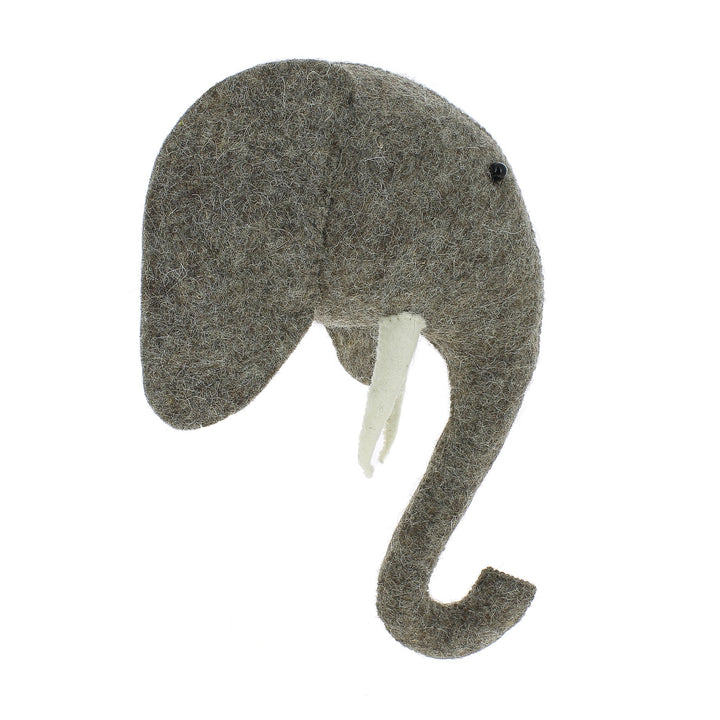 Veggfeste Mini Dyr Hode - Elefant 04